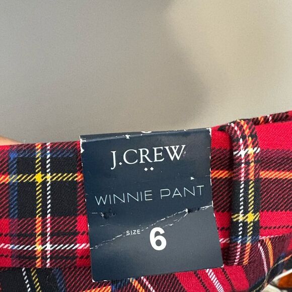 J.Crew Tartan Winnie Pant NWT - Picture 4 of 6